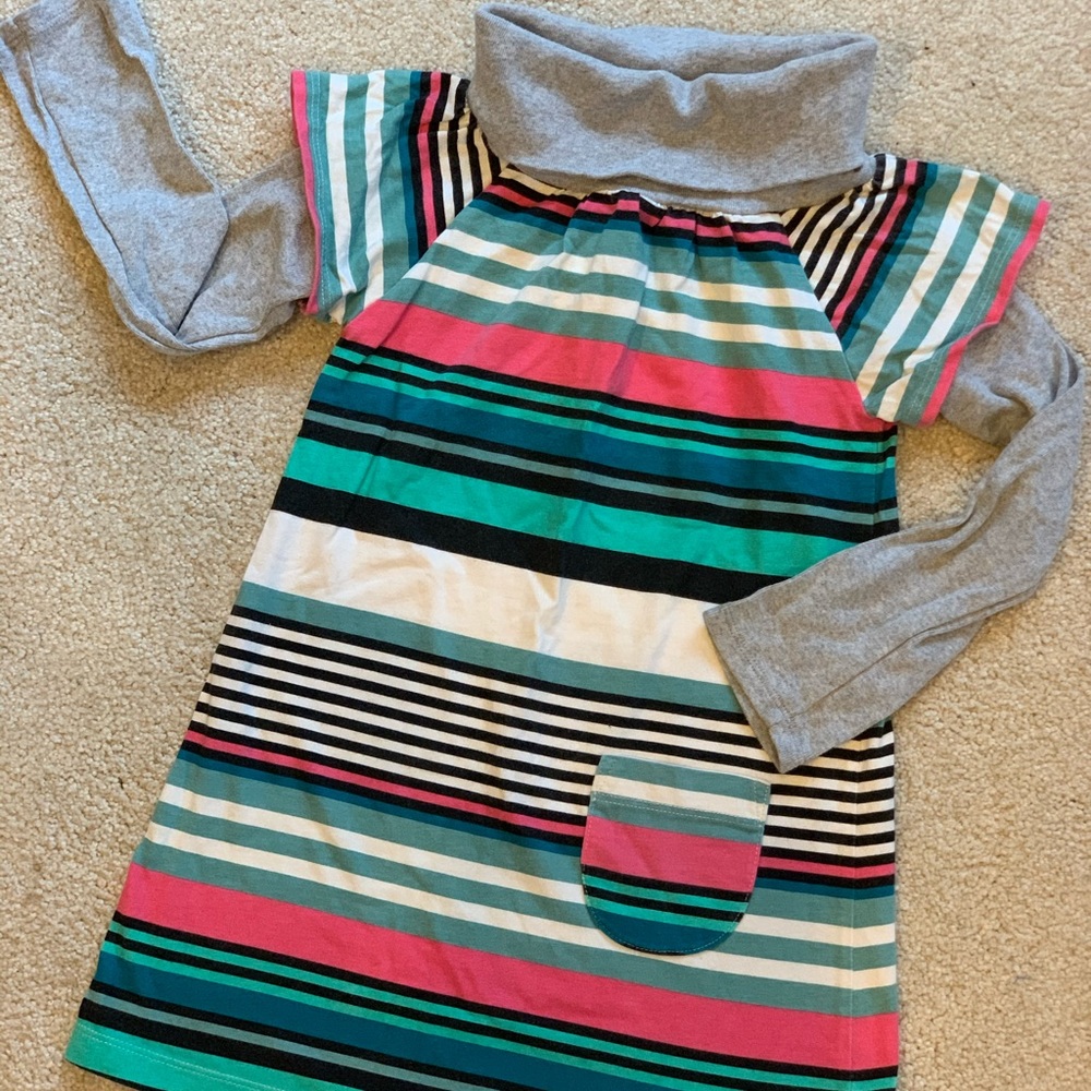 Long Sleeve Tea Brand Romper Dress with Pocket